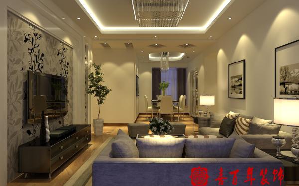 奢华-现代简约-保利未来城 105m² 现代