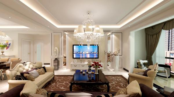 凯莱国际   现代风格 110m² 欧式